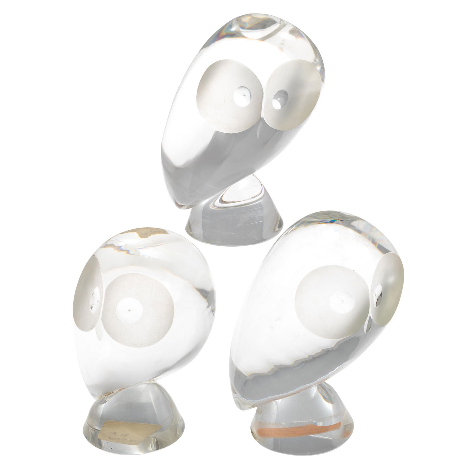 Steuben Glass Owl Figures (1 of 4)