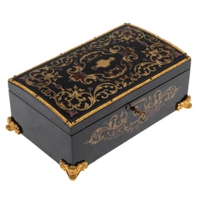 Napoleon III Ebonized Table Box