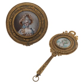 Rococo Revival Dresser Set