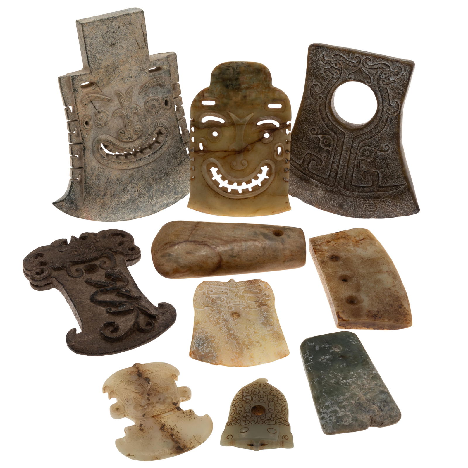 A Collection of Archaic Asian Hardstone Carvings (1 of 3)
