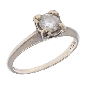 Diamond, 14k White Gold Ring