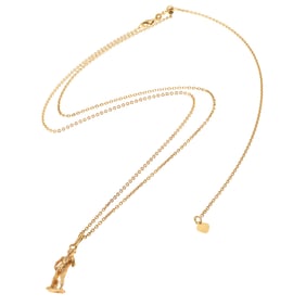 18k, 14k, Michelangelo's David Necklace