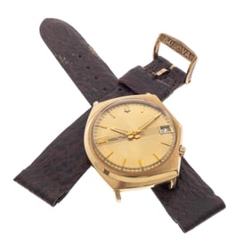 Bulova Accutron 14k Yellow Gold Watch