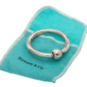 Tiffany & Co. Sterling Silver Teething Ring