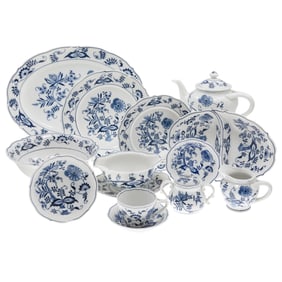 Blue Danube Porcelain Dinnerware, Blue Onion Pattern