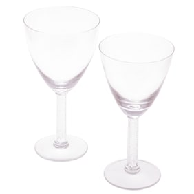 Lalique Crystal Goblets