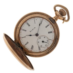 Elgin Gold-Filled Hunting Case Pocket Watch