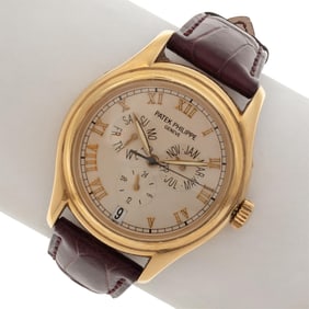 Patek Philippe 18k Annual Calendar Wristwatch, Ref 5035