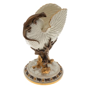 Royal Worcester Nautilus Shell Vase