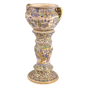 Satsuma Jardiniere on Stand