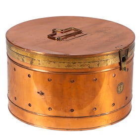 KNY Schreerer Corp. NY Copper Medical Sterilization Container