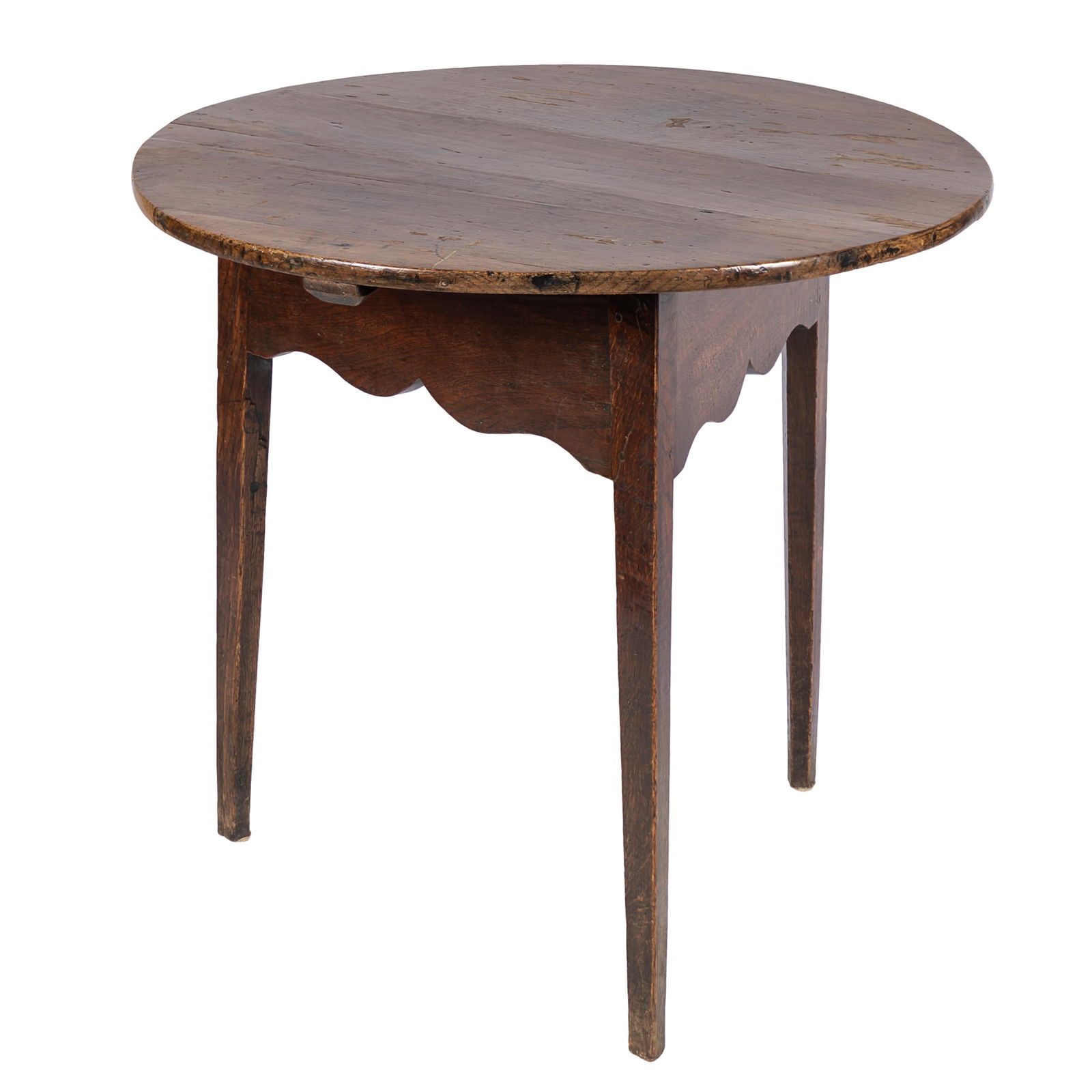 George III Oak Cricket Table (1 of 4)