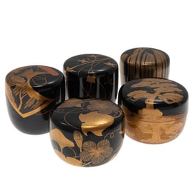 A Collection of Japanese Lacquer Boxes