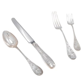 Tiffany Sterling Flatware Japanese Pattern
