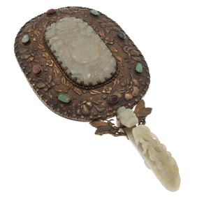 Qing Dynasty and later Hand Mirror