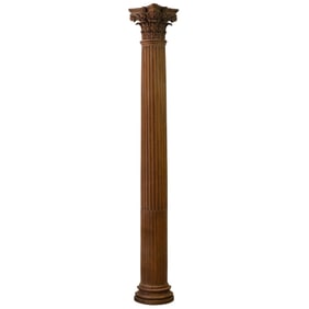 A Carved Decorative Corinthian Column