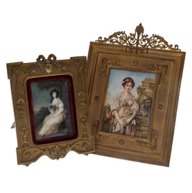 Two 18th century Portrait Miniatures