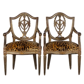 Pair Louis XVI Fauteuils