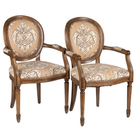 Pair Louis XVI Style Fauteuils
