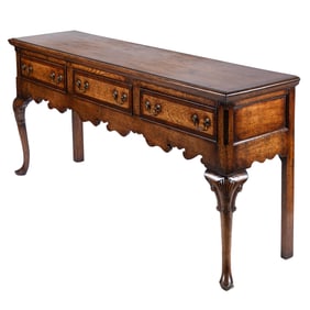George II Oak Sideboard