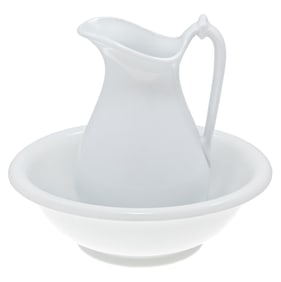 Victorian Ironstone Pitcher and Basin