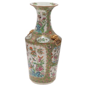 Rose Canton Porcelain Urn