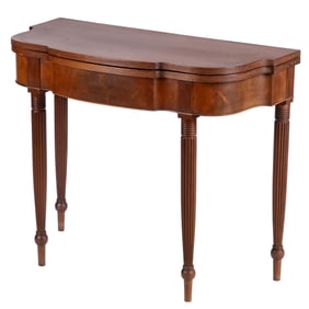 Federal Mahogany Games Table