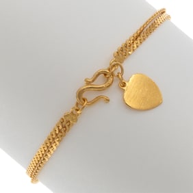 Chinese 22k Yellow Gold Bracelet