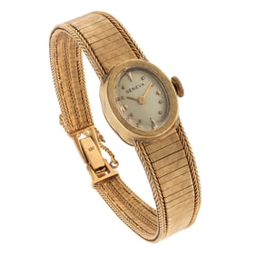 Ladies Geneva 14k Yellow Gold Wristwatch
