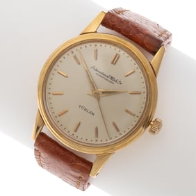 Gent's IWC 18k Wristwatch Retailed by Turler