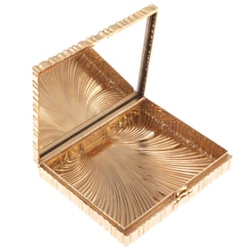 Verdura 14k Yellow Gold 'Shell' Mirrored Case