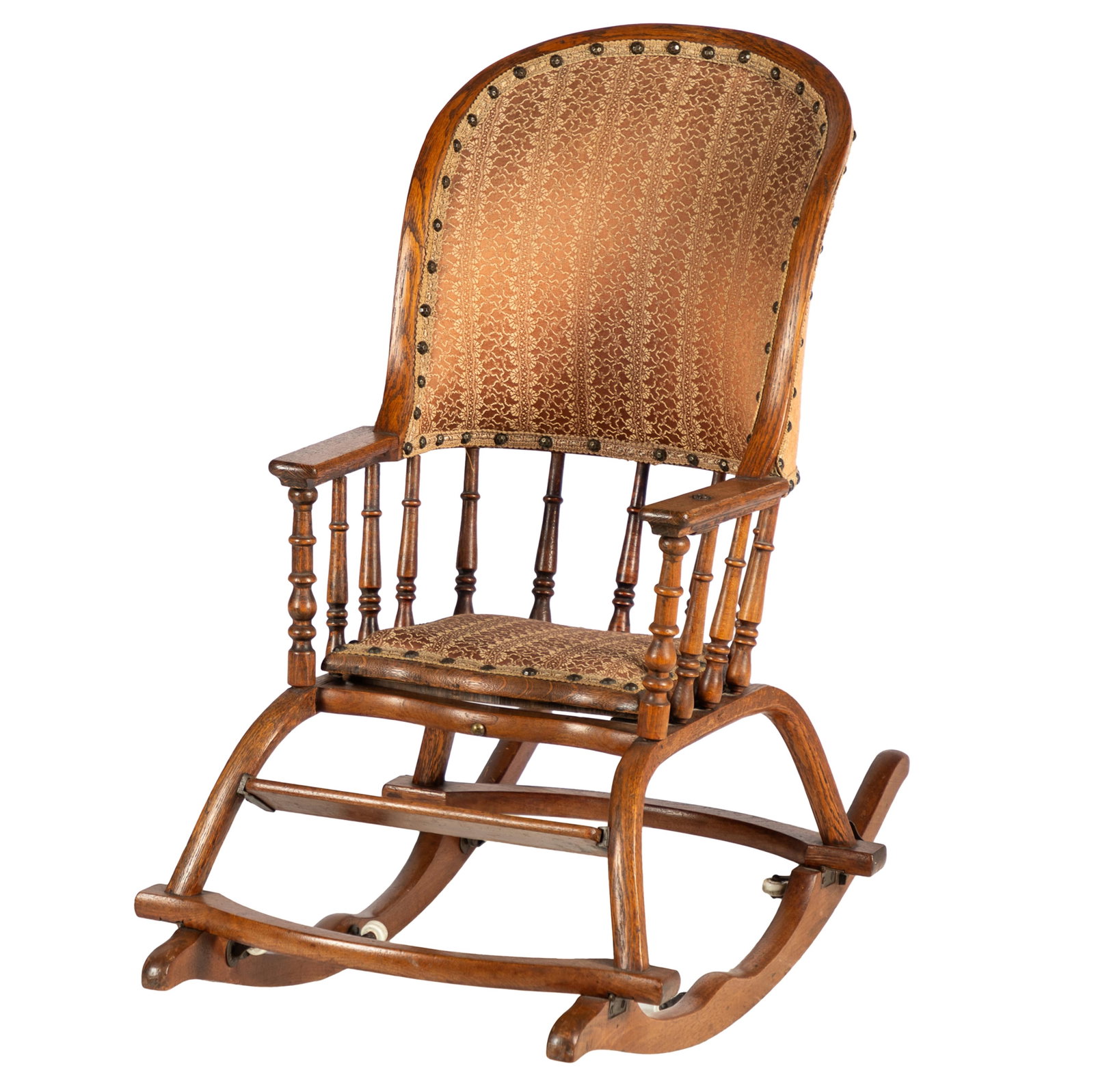An American Child's Rocking Chair: An American Child's Rocking Chair Late 19th century 30in (76cm) h. 14in (36cm) w