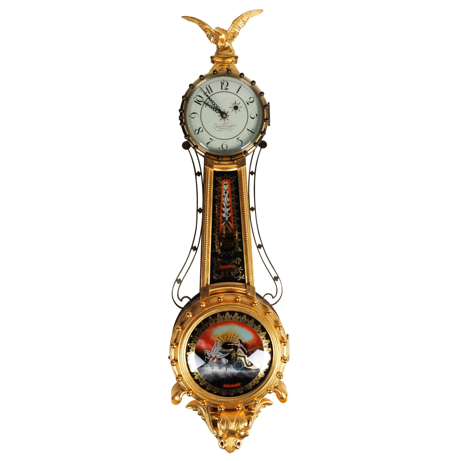 Foster Campos Federal Style Banjo Clock (1 of 9)
