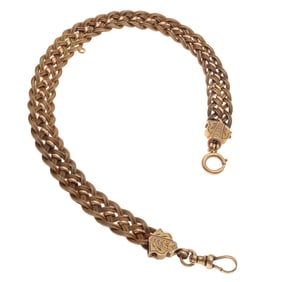 Victorian 14k Yellow Gold Watch Chain