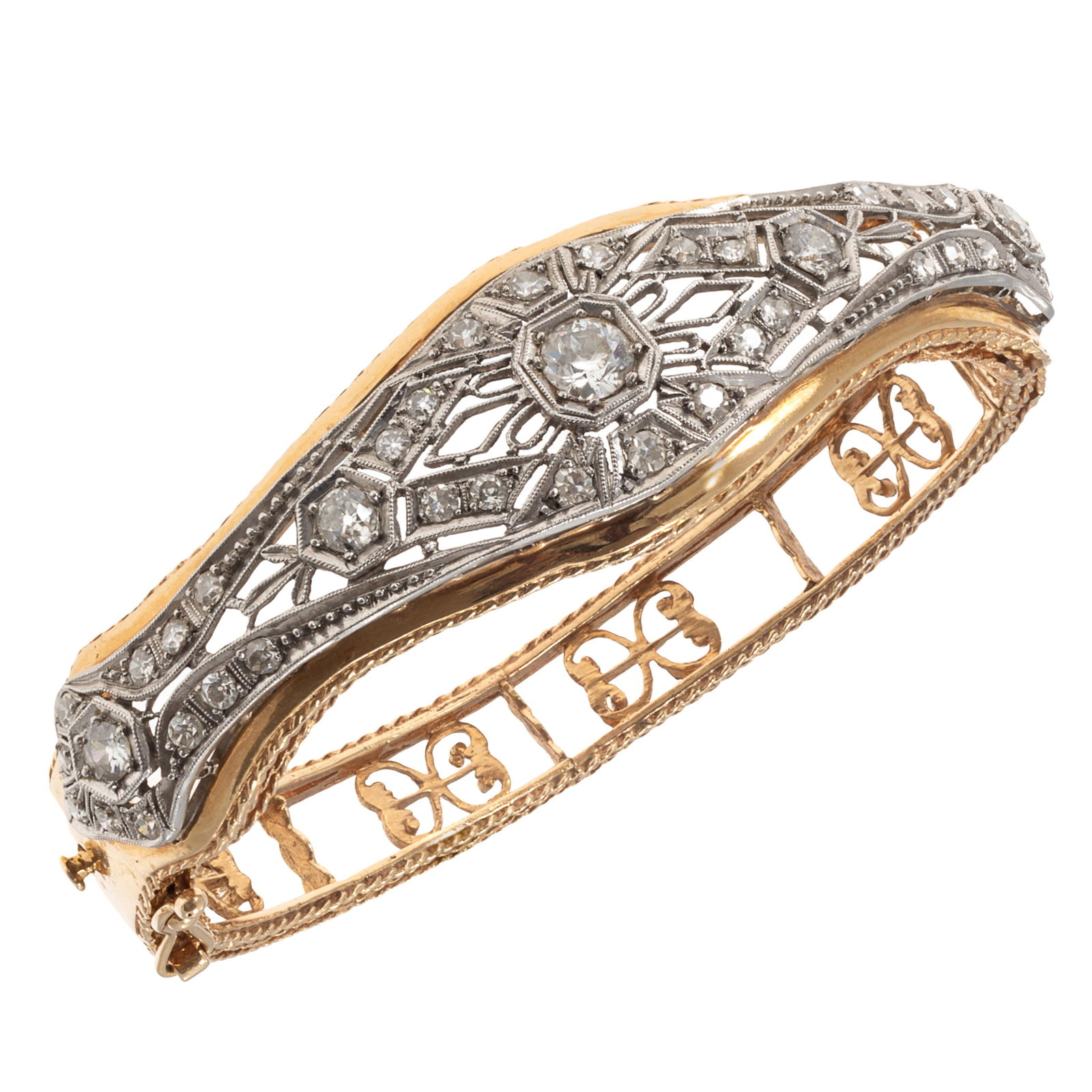 Diamond, Platinum, 14k Bracelet (1 of 6)