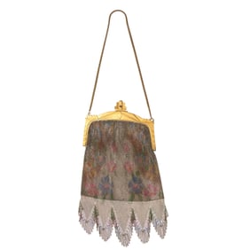 Deco Painted Mesh Evening Bag