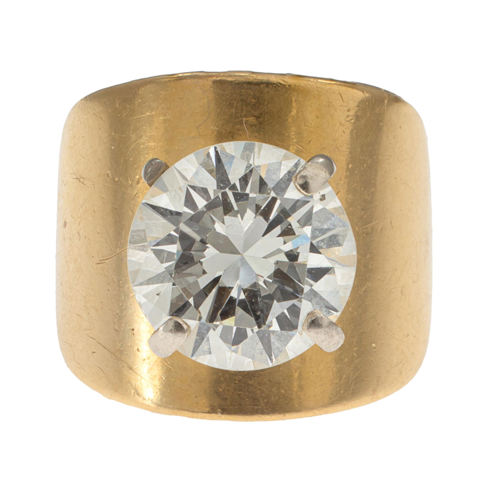 Diamond, 18k Yellow Gold Ring (1 of 7)