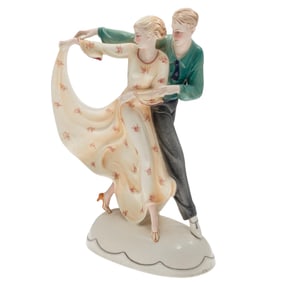 Art Deco German Porcelain Sculpture