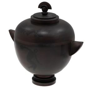 Art Deco Covered Urn, Groos & Christensen, Denmark