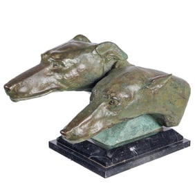 M. Bertin (France, 20th century) Patinated Metal Sculpture