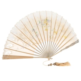 Geo. C Shreve & Co Lace Fan