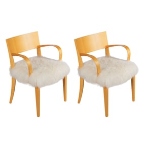 Pair Crinion Design Knoll Studio Armchairs
