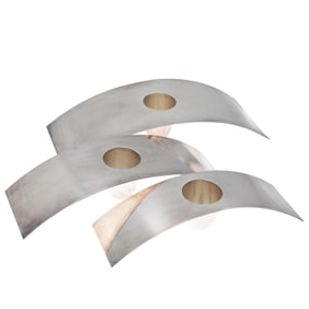 Set of Three 'Cormorano' Vases, Lino Sabattini (Italian 1925-2016)