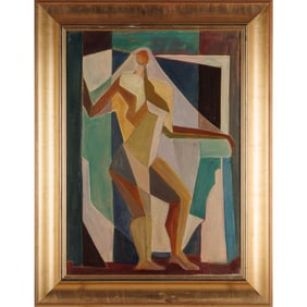Abstract Painting of a Woman