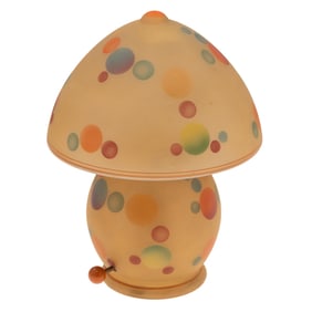 Art Deco Bubble Glass Lamp