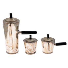 Art Deco Style Silver Plate Coffee Service