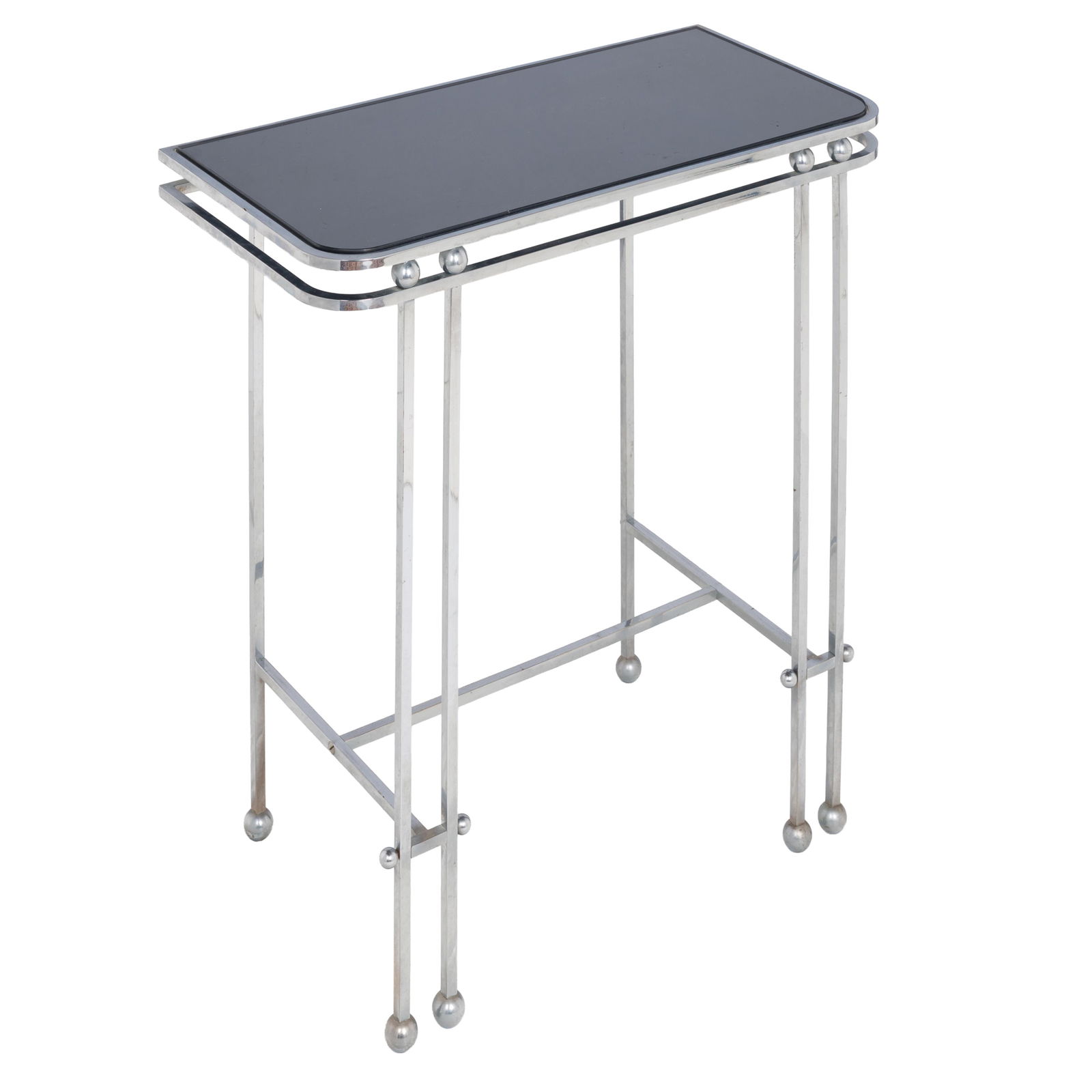 Art Deco Chrome and Glass Console Table (1 of 6)