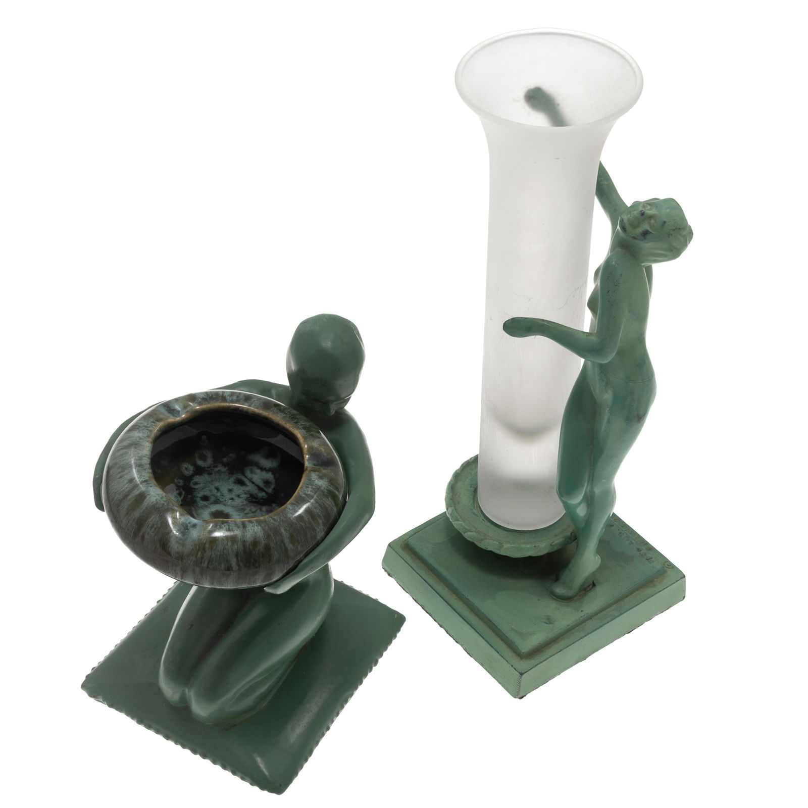 Two Frankart Patinated Metal Figures (1 of 6)