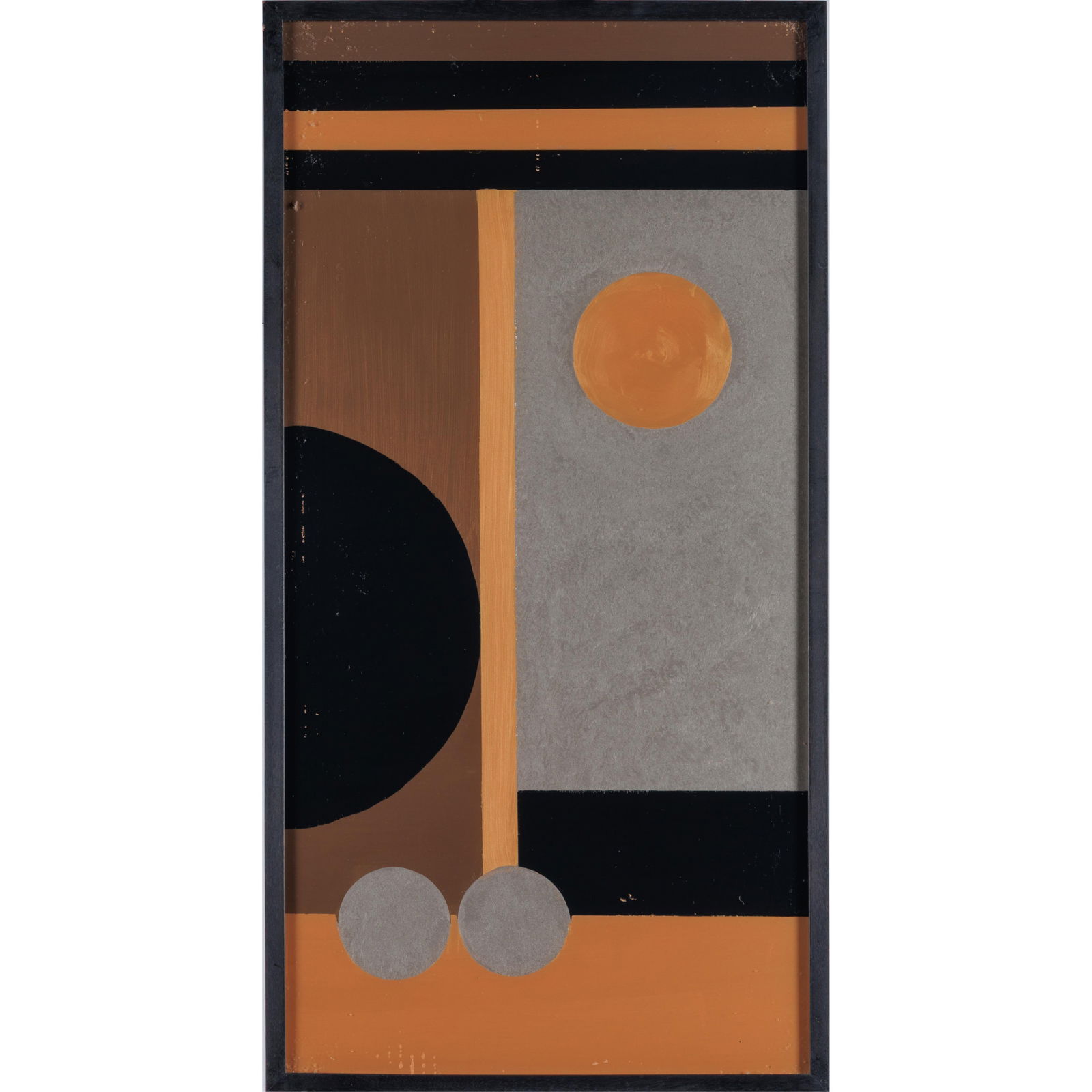 Jane Richardson Mack (American Contemporary): Jane Richardson Mack (American Contemporary)Reverse Glass Painting, Glass and Acrylic composition.Signed dated 2015 verso32in X 16in (81cm. x 41cm)Condition: Small scratches to surface of paintLocated