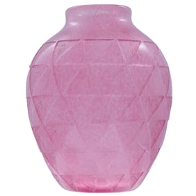 Art Deco Vase by David Gueron for Verriere d'Art Degue